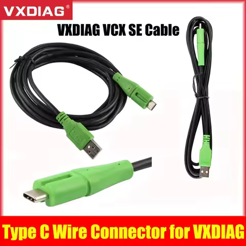 Original VXDIAG VCX SE USB Type C Cable Car Accessories OBD2 Type C Extension Cable USB Adapter Cabl