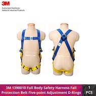 3M 1390010 Full Body Safety Harness Fall Protection Belt Five-point Adjustment D-Rings