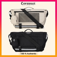 [SET] COVERNAT Edu Messenger Bag + Airpod Pouch - 2 Colors (2023 FW)