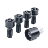 AP02 Black Wheel Locks Set A 001 990 16 07 for Mercedes-Benz CLA C117 X117 GLA X156 CLA250 GLA250 CL