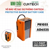 Cuktech 10 Mini Center Mount Protective Case [PB1055] and AD652S 65W | With charging cable slot | Hi