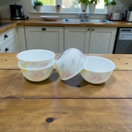 [Made in USA] Combo of 4 Corelle Elegant City Rice Bowls 411-EC-LP Corelle Bowl