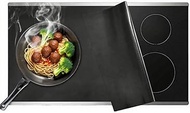 SOONHUA Kitchen Induction Hob Protector Mat, 80 x 50 cm, Scratch Protection, Silicone Induction Hob 