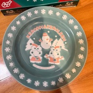 Keroppi 96年陶瓷碟｜Keroppi & Keroleen 聖誕陶瓷碟｜keroppi