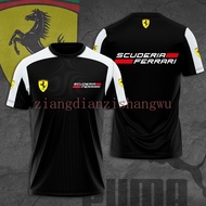 HOT Scuderia F1 Ferrari Racing AOP sublimation T-shirt Gift For Men True Fans shirt