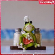 [Flowerhxy1] Decorative Statue Spice Organizer Spice Bottle for Gift Cafe Hotel