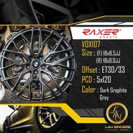 Raxer VOX107 (F) 18x8.5JJ(R) 18x9.0JJ 5x120 Dark Graphite Grey