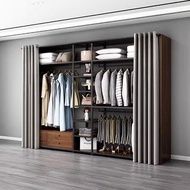 【全新】落地開放式Wardrobe金屬衣帽間 掛衣架組合雙層 可訂造 衣櫃#Wardrobe