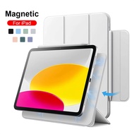 For IPad Air 11/13/A16/Pro 11/13/Mini 6 7/Gen 10/Air 5/4 Magnetic Smart Leather Case with Pencil Hol