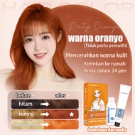 【Beli 100ml gratis 100ml】 STYLE FIT cat rambut ash brown*200ml pewarna rambut pria dan wanita ，semir