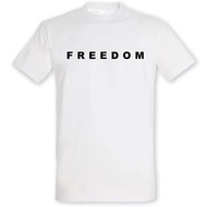 Kemeja-T Freedom Charlie Kirk Kapas Longgar Kasual Lelaki Tshirt Wanita Uniseks Streetwear Amerika A