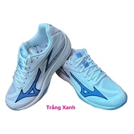Mizuno Thunder Blade Z25 Badminton Shoes White Blue