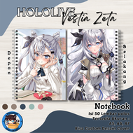 note book hololive vestia zeta / notebook hololive vestia zeta / buku catatan hololive vestia zeta