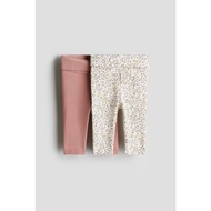 Set of 2 genuine H&M HM auth leggings for children 2m to 9m