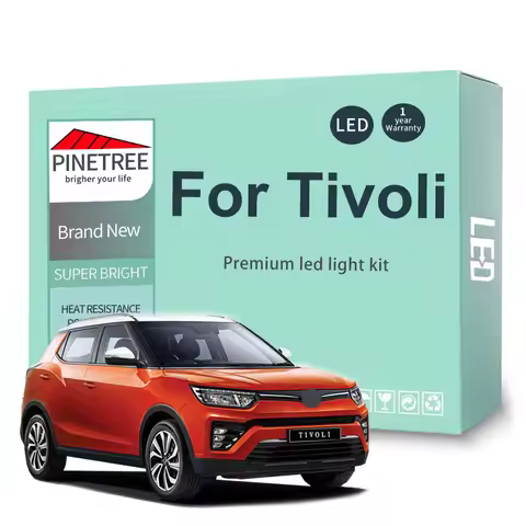 13Pcs Led Interior Light Kit For SsangYong Tivoli For Tivoli Air For Tivoli XLV 2015-2023 LED Bulbs 