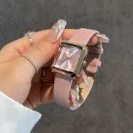 【CILOA】 Women's Stylish Petite Square Waterproof Quartz Watch 【610】