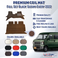 SUZUKI EVERY Premium Customized Single Color Coil Car Mats | Car Floor Mats / Carpet Carmat