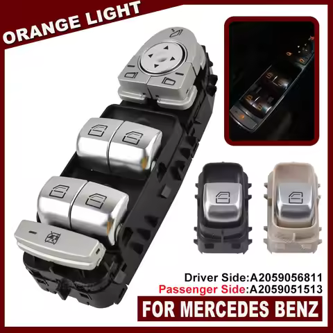 A2229056800 A2059056811 A2059051513 Car Front Left Power Master Window Switch For Mercedes-benz C450