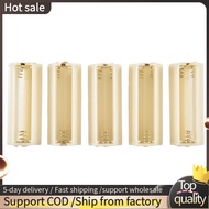 Flashlight Cylindrical 3 x AAA Battery Plastic Holder Box 5Pcs