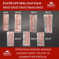 OPP Plastic 25X9 25X10 25X11 25X12 25X13 25X14 25X15 Clear Seal 100 Sheets / Plastic Glue Adhesive B