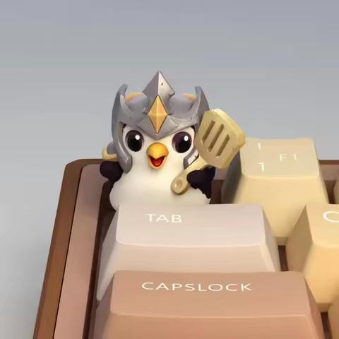 Golden Shovel Keycap Custom Resin Keyboard Cap Handmade KeyCap for Mechanical Keyboard Accessories 1