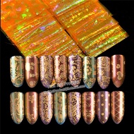 Nail Accessory Gold Glass Paper 16pcs x 20x4cm (1)