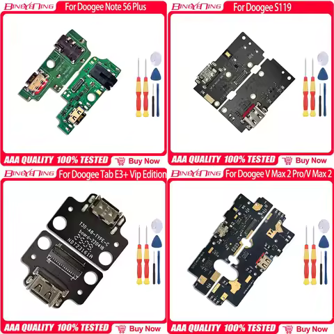 100% New Original USB Board Accessories Parts For DOOGEE T20 S200 V Max Plus S119 Note 56 Plus V Max