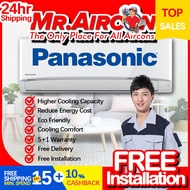 PANASONIC R32 Non Inverter CS-PN9WKH 1HP 1.5HP 2.0HP 2.5HP Air Conditioner Mr Aircon Aircond Faster Cooling Aircond