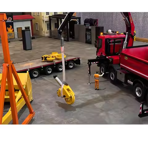 JDM Crane Lifting Sling Tow Rope Sling for 1/14 Tamiya RC Dump Truck JX SCANIA 770S Volvo FH16XL 750