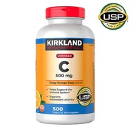 Kirkland Chewable Vitamin C 500mg 500 tablets