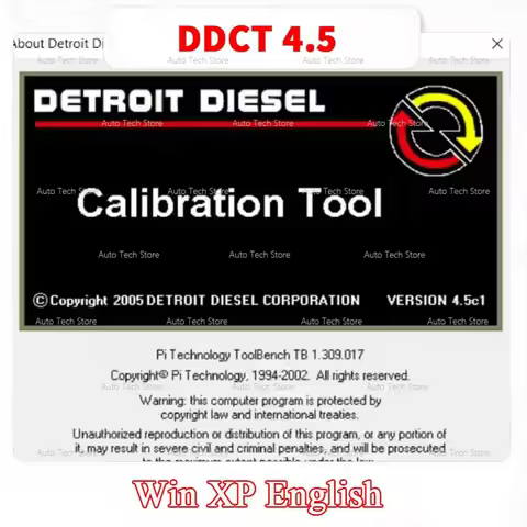 Detroit Diesel Calibration Tool (DDCT) v4.5 English + Calibrations + Crack Instruction