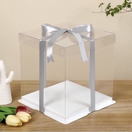 6 inch / 14 inch 2 tier Transparent Cake Box