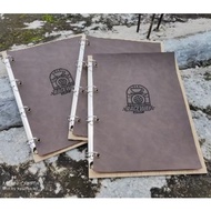 Custom menu cover - menu book cover