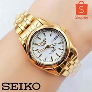 barko agad Seiko 5 Double Date Hand Movement Women's Watch Stainless Couple Watch T358