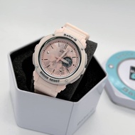 นาฬิกา casio baby- จี นาฬิกาผู้หญิง นาฬิกาสายยาง 2ระบบ มีไฟ พร้อมกล่องกระดาษ