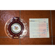 2009 Perth Mint Australia Lunar Ox 1 oz Coloured Silver Coin (w/Box & COA) (Golden Ring Capsule) Col