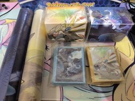 簡中 官方 莉莉艾卡墊卡套卡盒 （全圖6樣野$220） 日神 月神 莉莉艾的声援专属礼盒 太陽&月亮主題對戰卡墊 太陽&月亮主題藝術卡套 太陽&月亮主題牌組收納盒