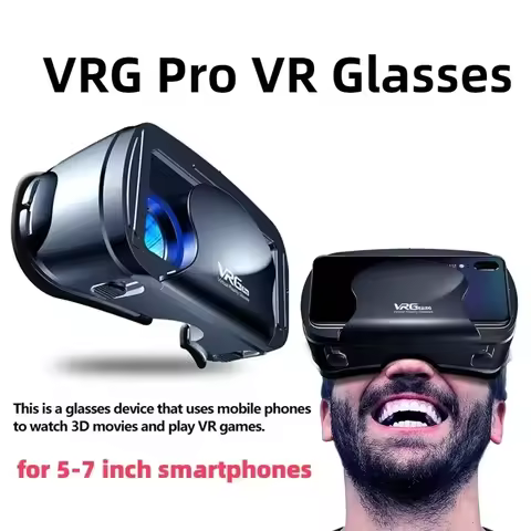 VRG Pro VR Glasses Virtual Reality Headset Devices Viar 3D Goggles AR Glasses Smart Lenses For 5-7'S