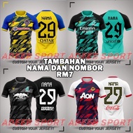 🔥 JERSEY MURAH 🔥BAJU NAMA SENDIRI / JERSI LELAKI DAN JERSI PEREMPUAN / SEMUA SUKAN
