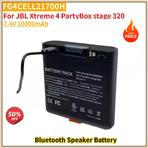 FG4CELL21700H 7.4V 10000mAh Battery Type-C Direct Charging for JBL Xtreme 4 PartyBox Stage 320 Porta