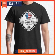 Make America Covid19 T-Shirt Free Again Label Black - Premium 100% Cotton Combed