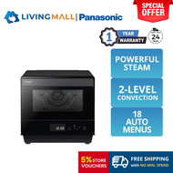 [𝐅𝐑𝐄𝐄 𝐃𝐄𝐋𝐈𝐕𝐄𝐑𝐘] PANASONIC NU-SC180 (20L) Cubie Oven Super Steam NU-SC180BMPQ 18 Auto Menu Ketukar 烤箱