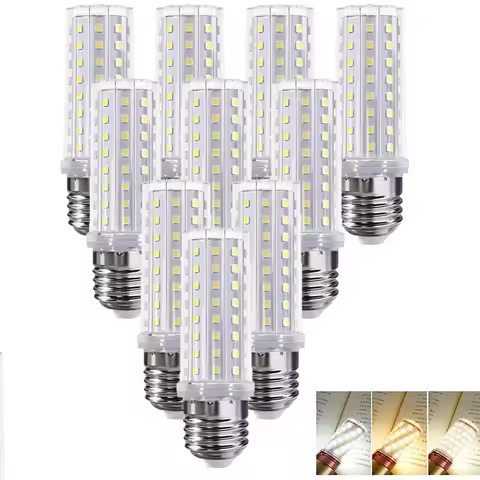 10pcs/lots LED Corn Lamp E27 E14 12W 20W 24W 220V Strong Light 3000K 4000K 6000K Lamp Holder Home Em
