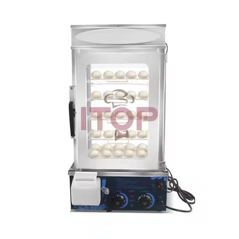 Commercial Bun Steamer 5-Layer Electric Food Steamer Bun Bread 220V Steamer Machine