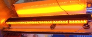 หลอด LEDไฟไซเรน ไฟติดหลังคา 90cm 6ท่อน 4หน้า มีข้าง 6W 12V พร้อมขาแม่เหล็ก สีเหลือง