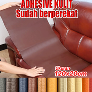 Stiker Sofa Kulit Pake Perekat Langsung Tempel Repairing Tambalan Kursi Sopa Sobek 1 Roll Ukuran 120