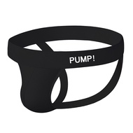 CMENIN PUMP (1 Pieces) LOGO ตาข่ายชุดชั้นในเซ็กซี่ชาย thong mens jockstrap ขายร้อน thongs jockstrap ผู้ชาย g strings การ์ตูน innerwear PU001