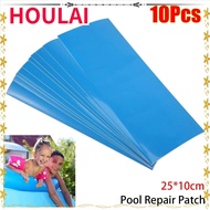 HOULAI 10Pcs Pool Repair Kit, Multifunctional Underwater Repair Pool Repair Patches,  Self-Adhesive For Swimming Pool PVC Patch Glue