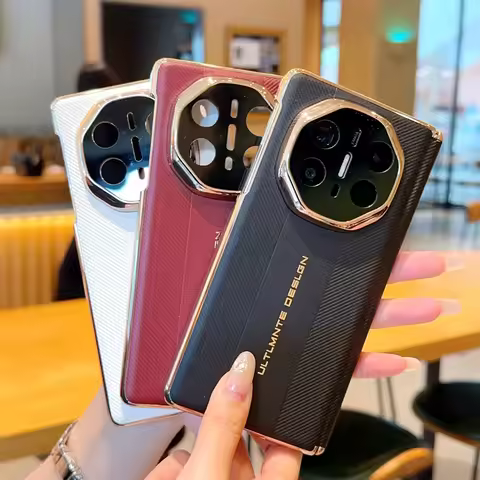 For Huawei Mate X6 X5 X3 double central axis electroplated texture foldable shockproof and fingerpri