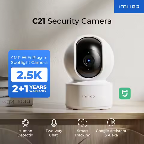 IMILAB C21 2.5K IP Security Camera with 360° Night Vision Baby Monitor 2-Way Audio And AI Detection 